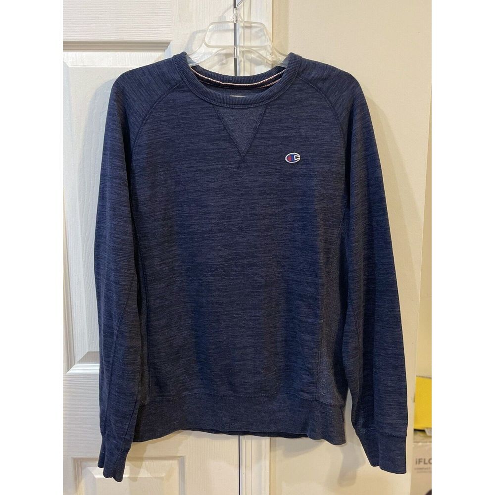Champion Men's Sweater Size S Blue Pullover